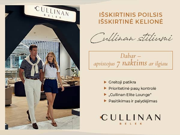 Tik spalį – „Cullinan Belek“ svečiams dar daugiau privilegijų